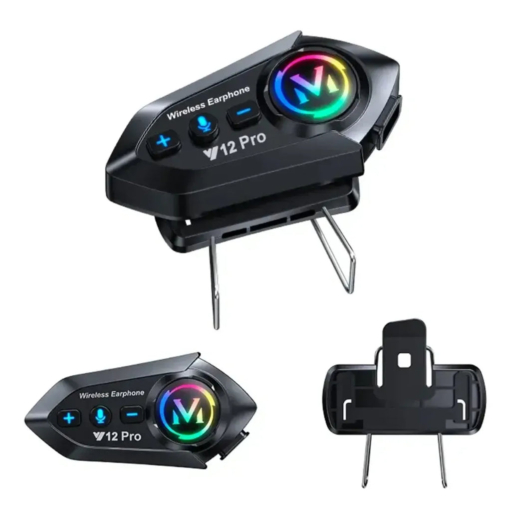 Intercomunicador Inalámbrico para Casco V12 Pro X2