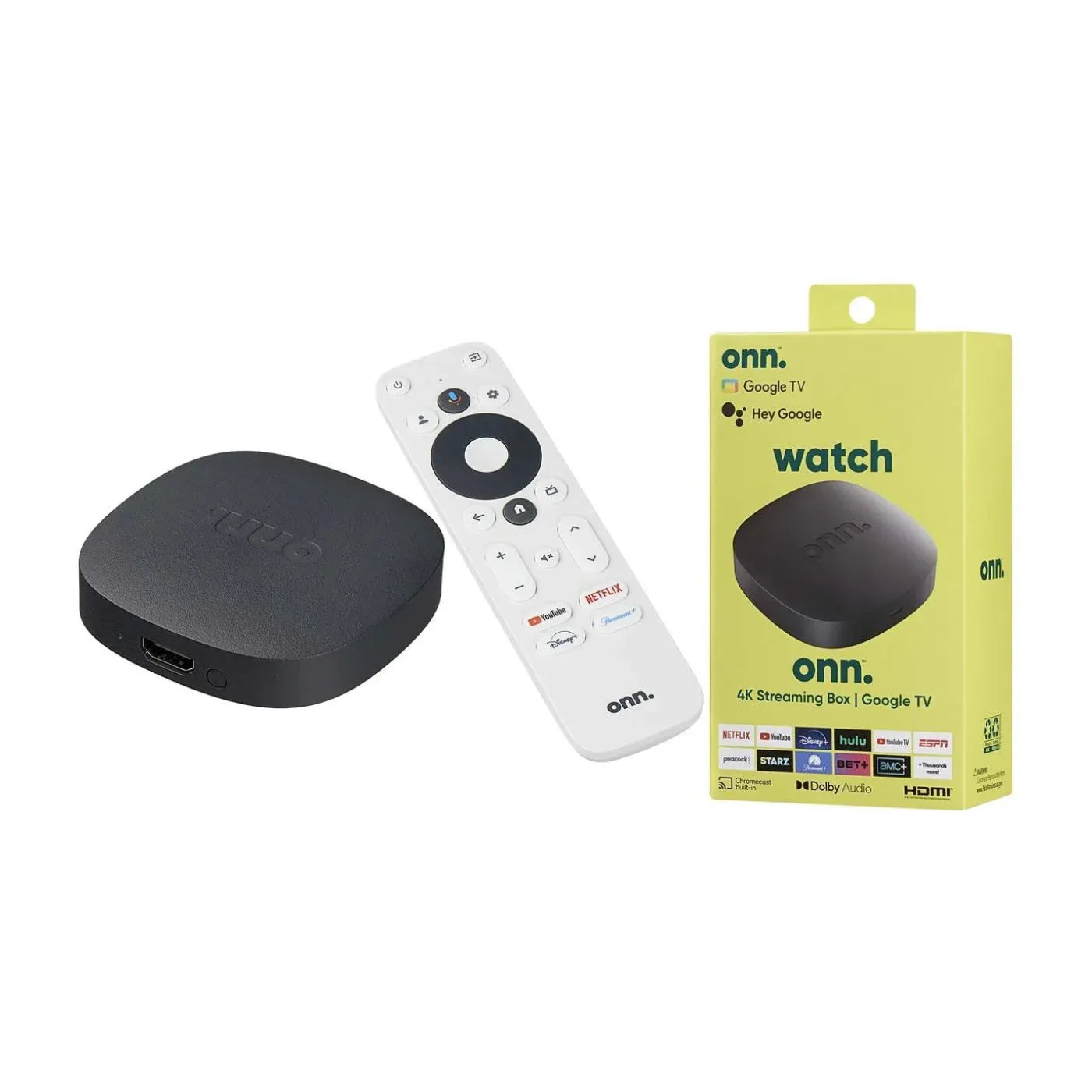 Onn. Google TV 4K Streaming Box