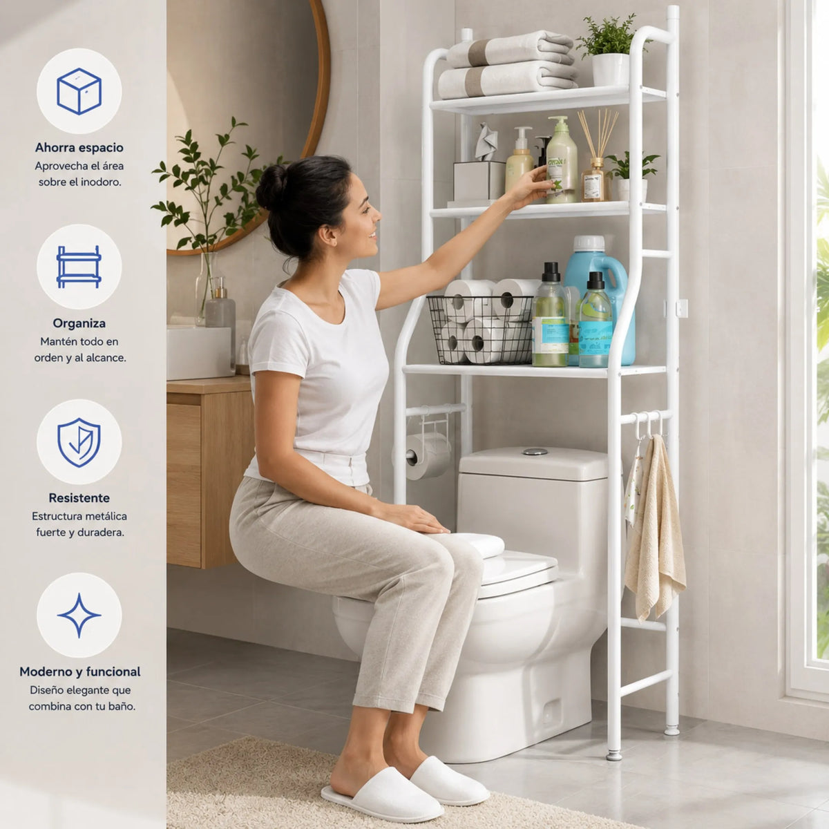 Organizador de baño