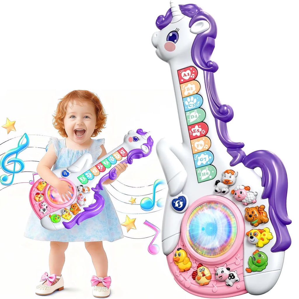 Guitarra Musical Infantil Unicornio
