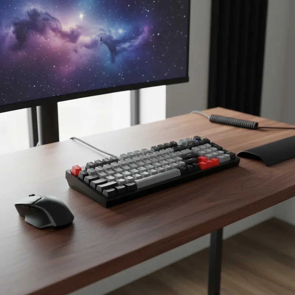 Teclado Mecánico Gamer RGB 98% – Red Switch