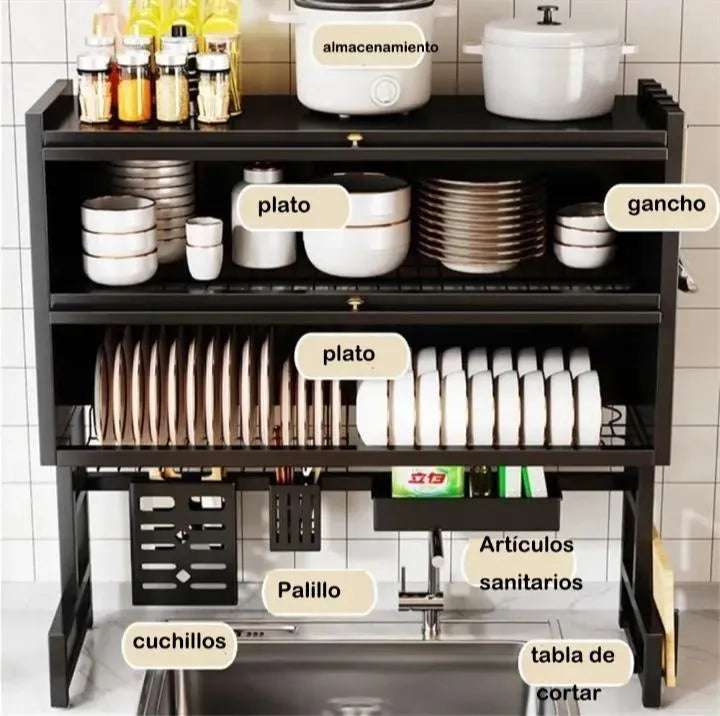 Rack Organizador Para Cocina