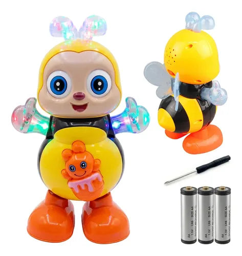 Abeja Bailarína con Luces y Movimiento