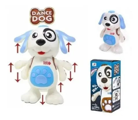 Perro Bailarín con Luces y Movimiento