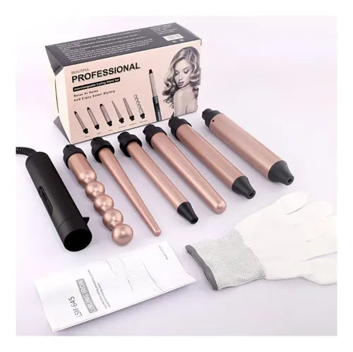Rizador de Cabello 6 en 1 – Rose Gold