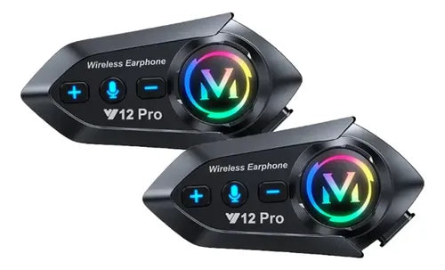 Intercomunicador Inalámbrico para Casco V12 Pro X2
