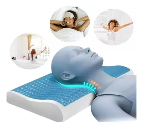 Almohada Ortopédica Cervical con Gel Refrescante