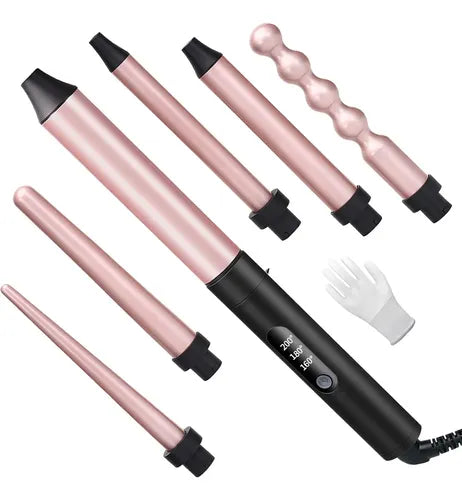 Rizador de Cabello 6 en 1 – Rose Gold