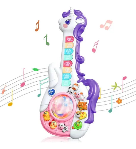 Guitarra Musical Infantil Unicornio