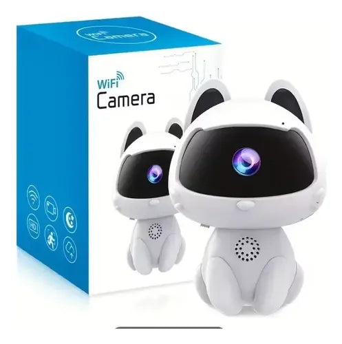 Cámara WiFi Mini 1080P con Visión Nocturna y Detección de Movimiento
