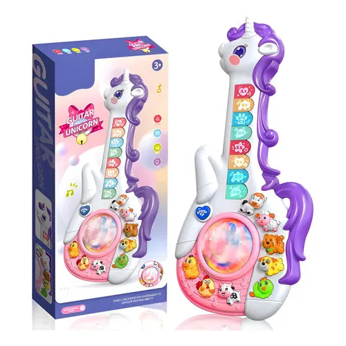 Guitarra Musical Infantil Unicornio