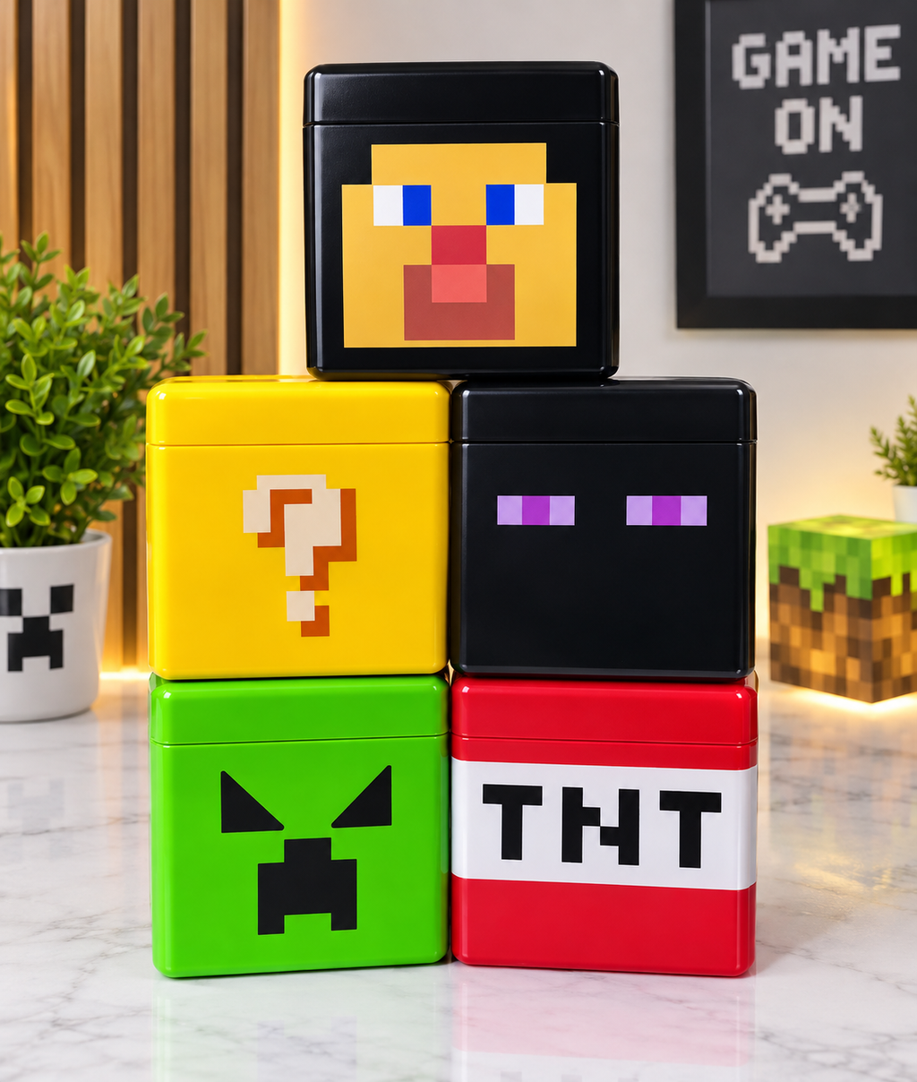 Fichas magnéticas de minecraft 200 piezas