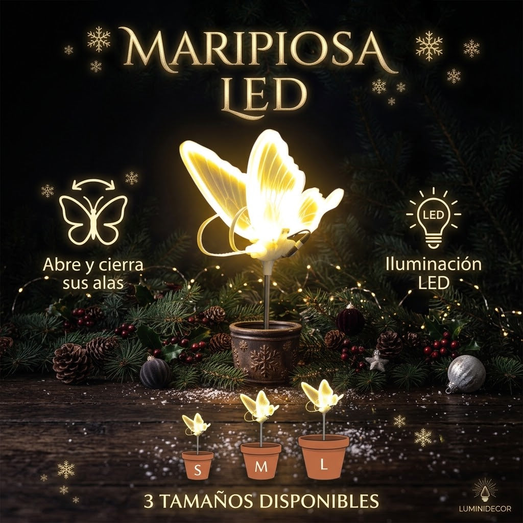 Mariposa LED Decorativa