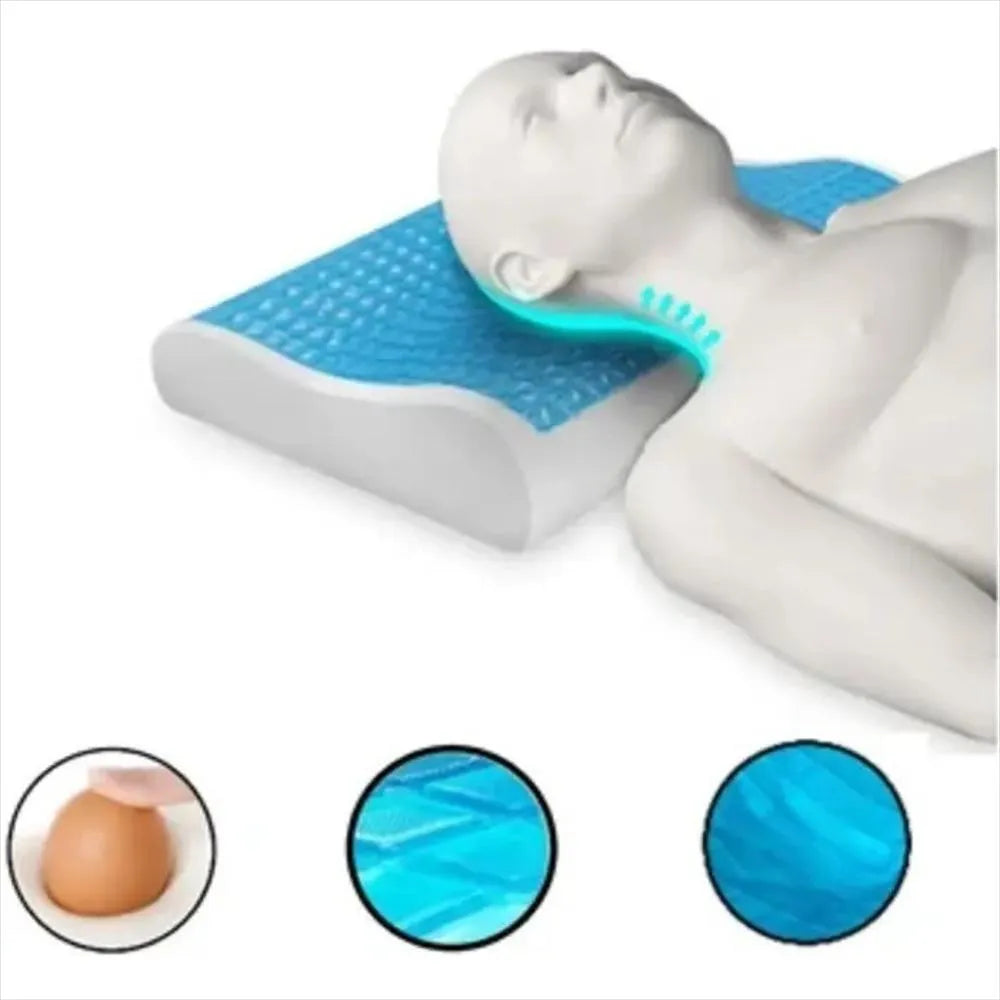 Almohada Ortopédica Cervical con Gel Refrescante