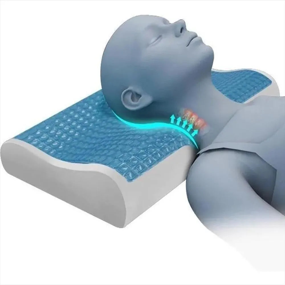 Almohada Ortopédica Cervical con Gel Refrescante