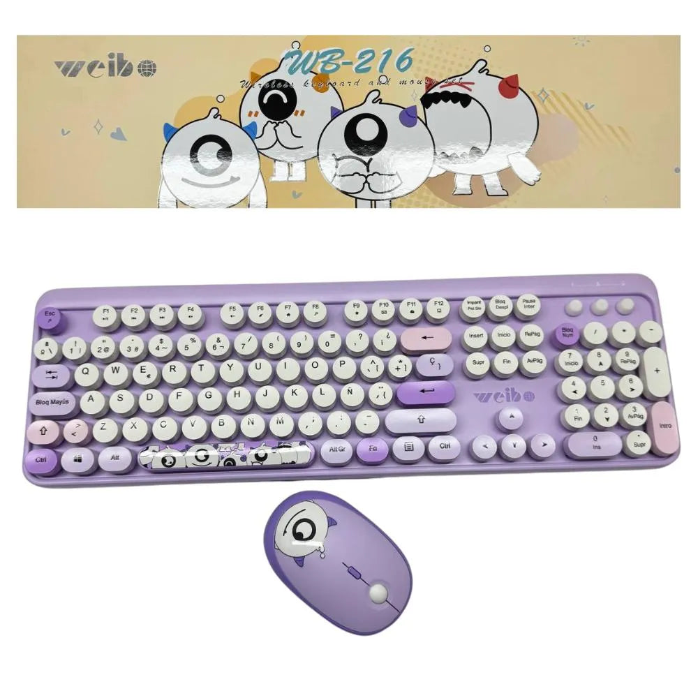 Combo Teclado y Mouse Inalámbricos