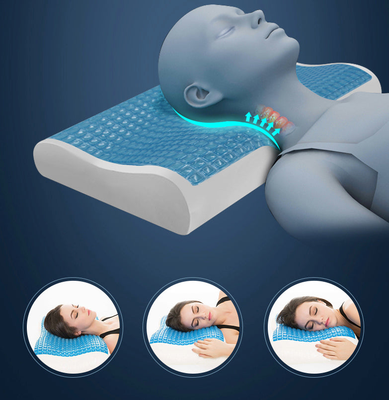 Almohada Ortopédica Cervical con Gel Refrescante