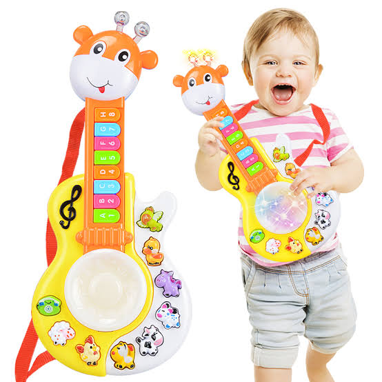 Guitarra Musical Infantil con Teclas y Sonidos