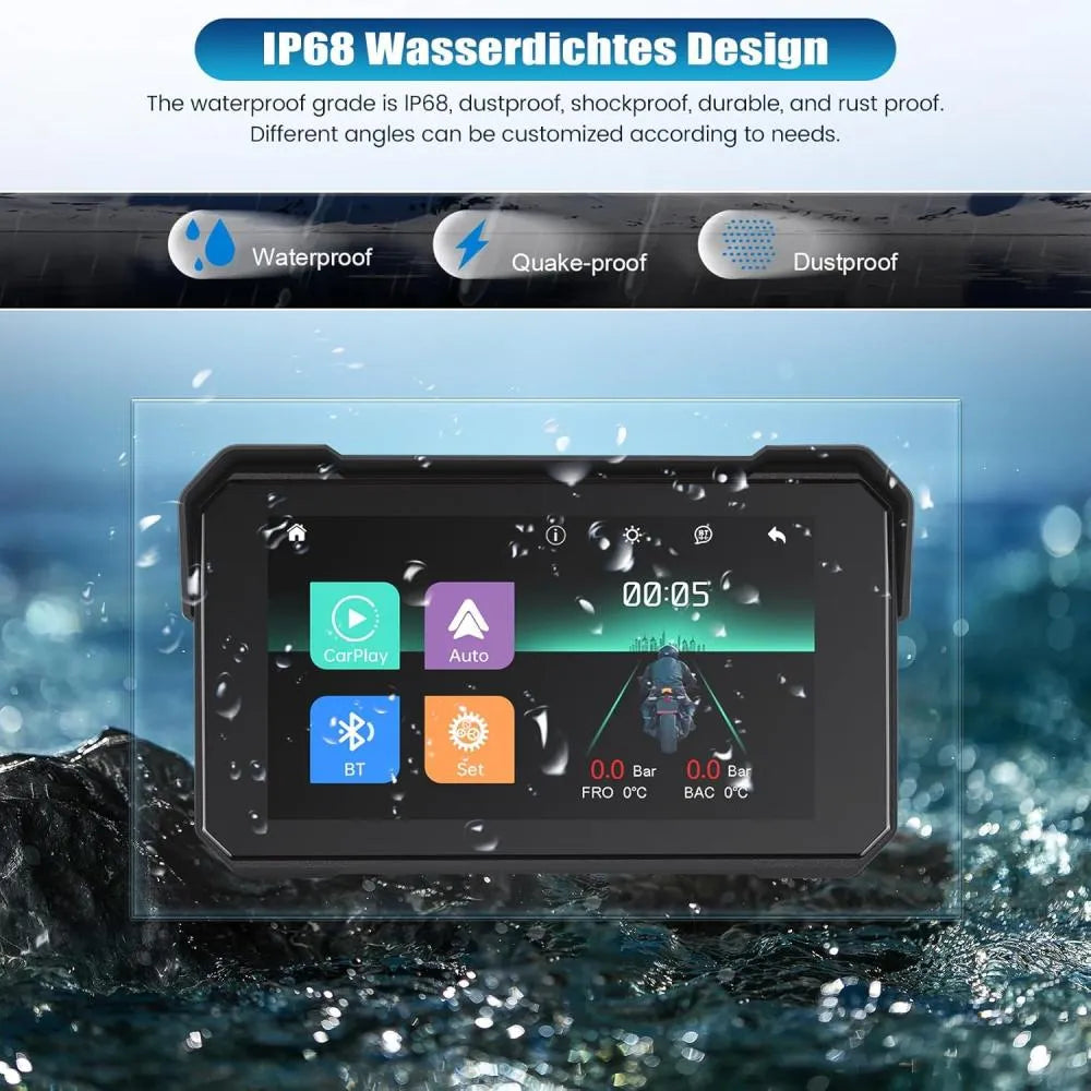Pantalla Inteligente para Motocicleta – Smart Motorcycle Display