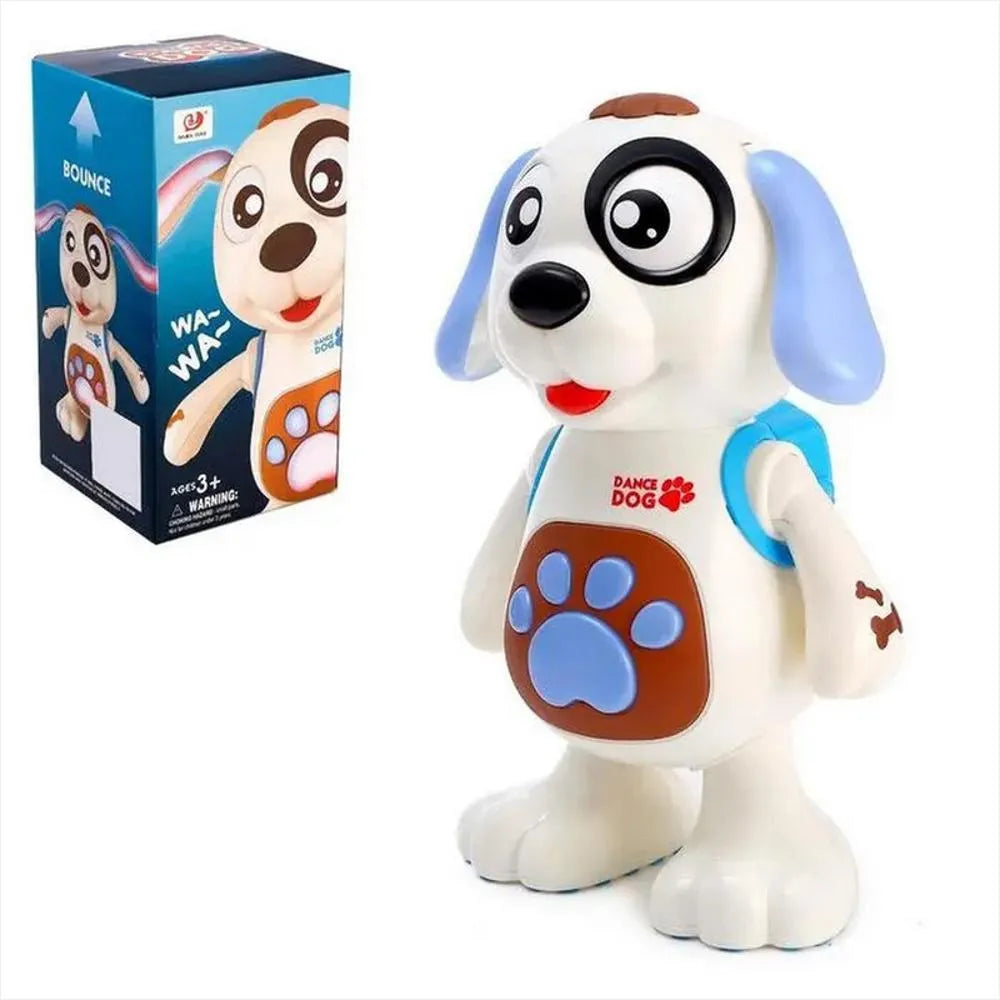 Perro Bailarín con Luces y Movimiento