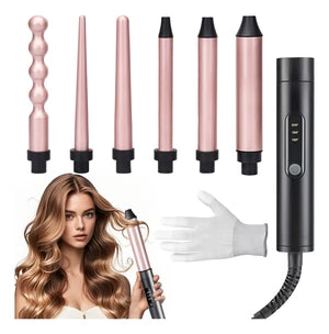 Rizador de Cabello 6 en 1 – Rose Gold