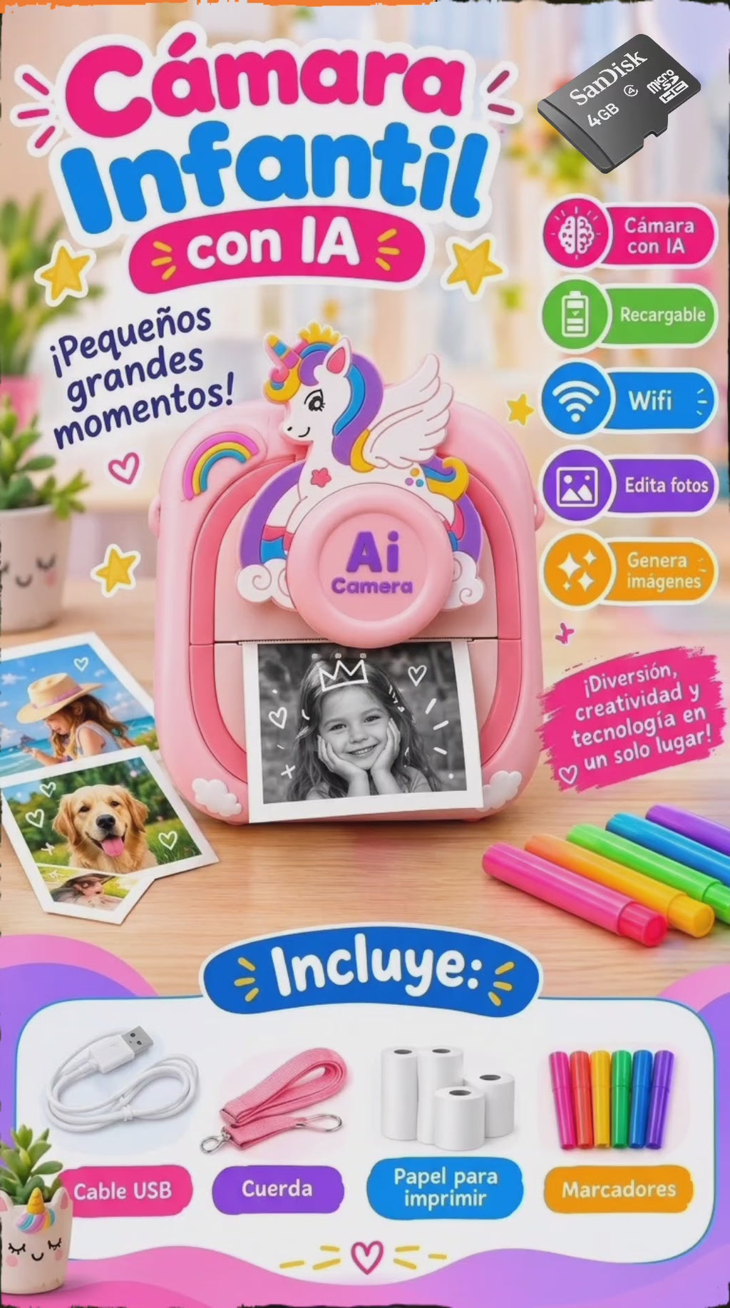 Cámara Infantil con IA