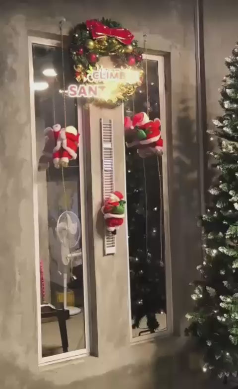 Papá Noel Escalador para Árbol de Navidad