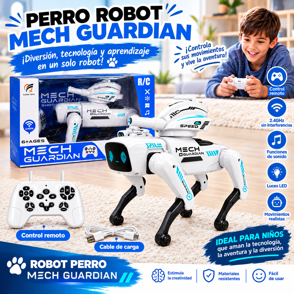 Perro Robot Interactivo con Control Remoto