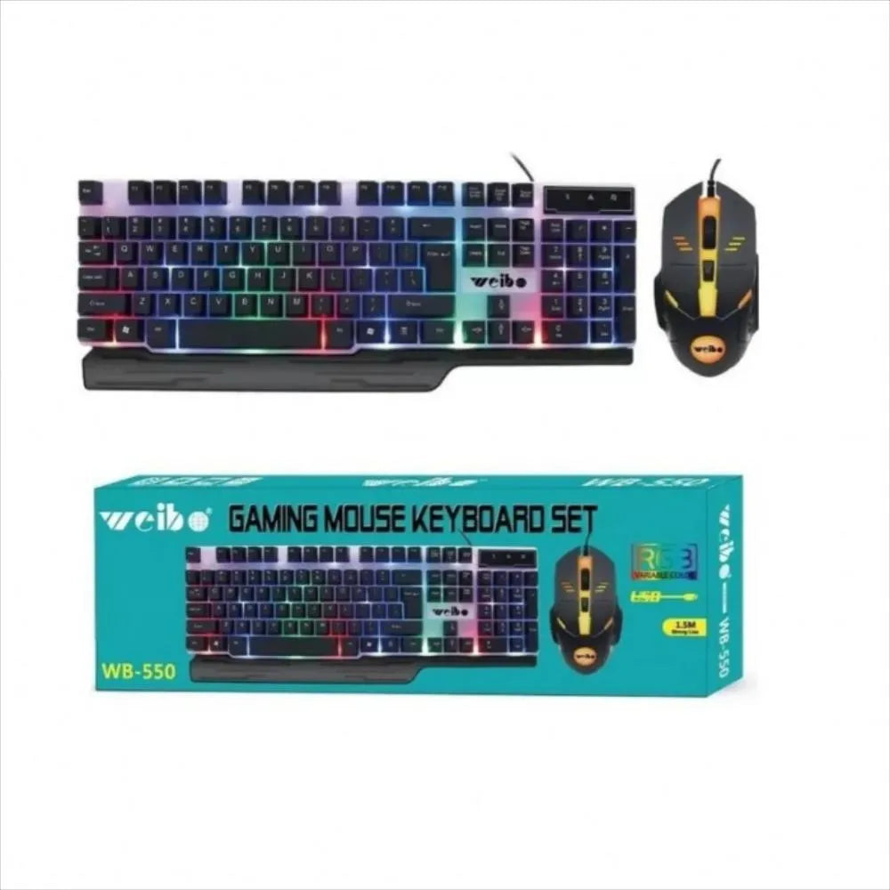 Teclado y Mouse Gamer WB-550