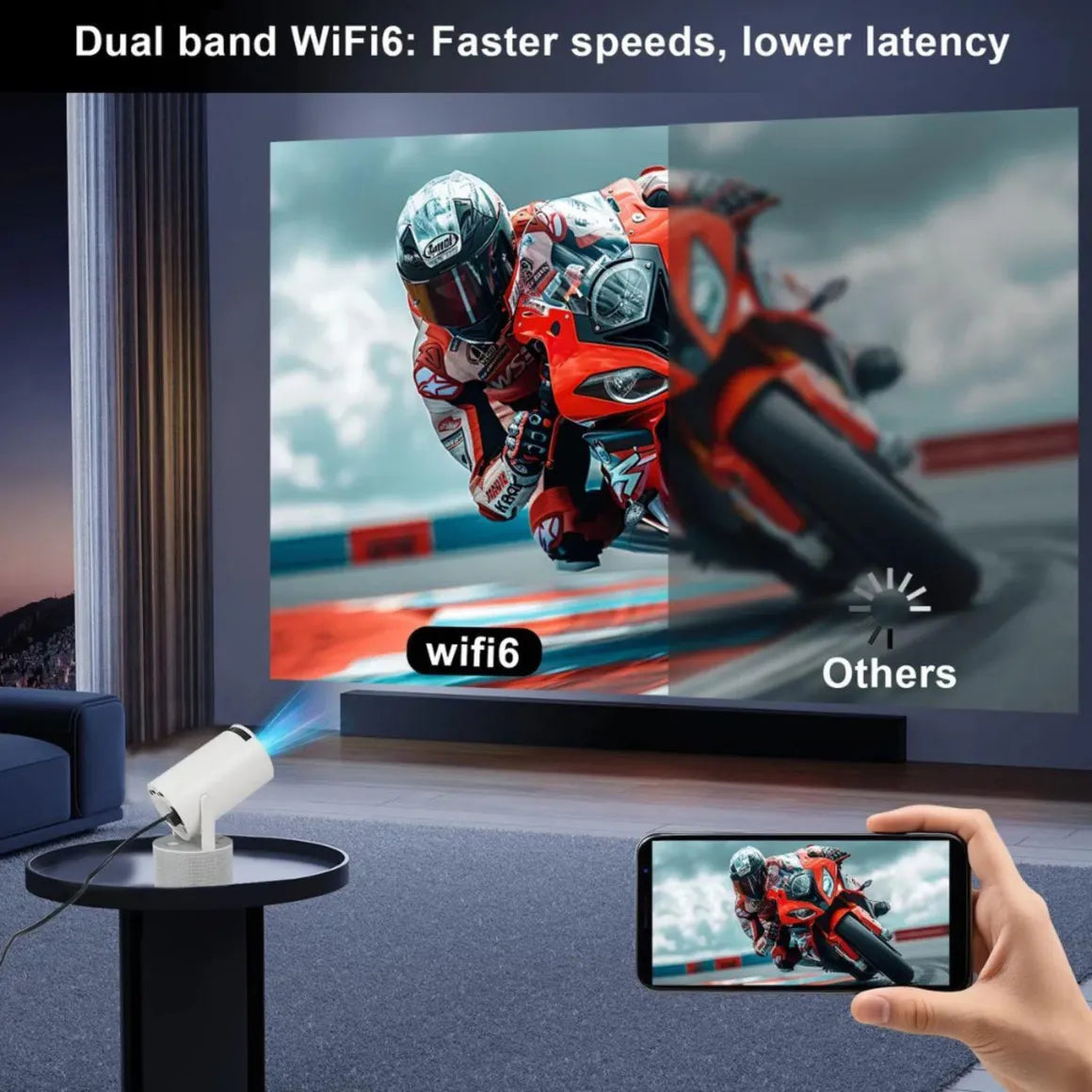 Proyector Inteligente Android Tv Hy300